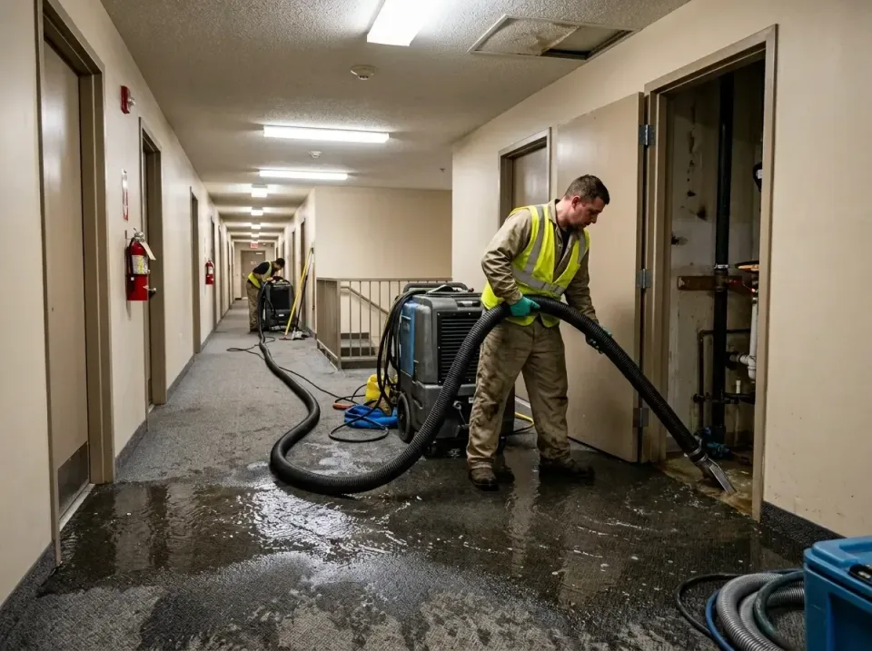 multi-unit-apartment-hallway-f-005 — frequently asked questions, Emergency Burst Pipe Water Extraction & Removal in Gurnee,…